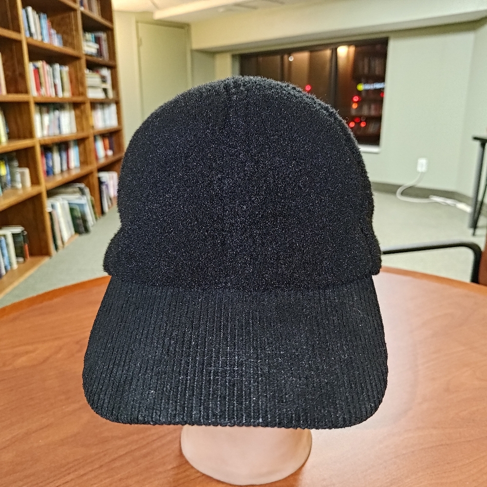 Fleece Crown Corduroy Visor Winter Baseball Hat Cap New